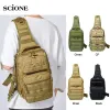 Taschen Taktische Brust -Rucksack Militärtasche Jagd Fischertaschen Camping Wanderwanderung Rucksäcke Mochila Molle Schulter Pack Xa65a