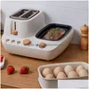 3 in 1 produttori di colazione VL107 Mtifunzione Elettrica Electric Omelette Beef Beef Bacon e pane Hine per uovo al vapore domestico bollente P dhw75