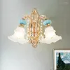 Lampa ścienna nowoczesne kryształowe światło nordyckie minimalistyczne sofa