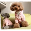 Dog Apparel Hooded Jacquard Sweater Autumn Thin Puppy Clothes Teddy Bichon Schnauzer Pet Small Puppies And Winter