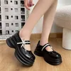 Dress Shoes 2024 For Women Mary Janes Women's High Heels Classics Casual Pumps Shallow Bow Tie Round Toe Platform Female