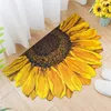 Carpets Ukeler Indoor Doormat Yellow Sunflower Front Door Mat 23''x35'' Non Slip Rubber Backing Floral Rugs Welcome Decorative