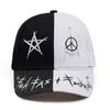 Ball Caps Summer Baseball Hat Graffiti Sun Hip Hop Adjustable Button Suitable for High Quality Women Q240403