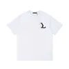 fashion men t shirt designer t shirts mens womens high end letter print graphic tee loose casual short sleeve Shirt two Color