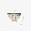 Kopjes schotels 45 ml handgeschilderde lotus bloem theekop keramisch porselein kleine theekop set master bowl drinkware theekopjes kunst