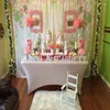 Tableau de table 9 couleurs de mariage de mariage en spandex lin Lycra Couleur solide rectangle El Banquet Party Meeting Room Decoration