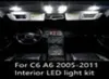 14PCSエラーフリーAuto LED電球カーインテリアライトA6 C6 C6 RS6アクセサリーのドームランプ2005-2011 LEDインテリアライト3475996