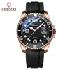 Orologi da polso Chenxi8285 marca originale maschile da uomo da uomo da appuntamento silicone cinghia sport orologio per uomini