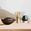 Teaware sets 4 stcs Japanse matcha garde set met houderaccessoires multipurpose tools traditionele handicraft professional voor beginner