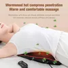 Helkroppsmassager Electric Neck Cervical Shoulder Massage Cushion Heat Back Massage Instrument Bil Lumbal Support Muscle Relax Knådan Kudde 240407