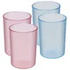 Tasses 4 pcs tasse de salle de bain gobelet de lavage de bouche tasses gobelets en plastique