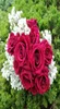 Lin Man New 8cm Artificial Flowers Flannel Roses Clannel Head Coremercoration Wedding Rose Букет 10pcs5845617