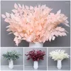 Flores decorativas de seda Simulação Artificial Flor Wedding Party Event Decoration Home Cinco Lingxiao Folhas de folhas de folhas