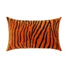 Pillow Leopard Chenille Embroidery Cover Case Sofa Bed Home Room Dec Wholesale MF729