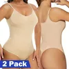 Taim Tamim Shaper 2 Pack Bodys Bodys Tong Shapewear Tops for Women Saminmy Control Corps Shaper Shaper Camisole Taist Corset Jumps Suit L2447