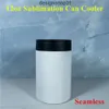 Stanleliness Sublimation 12oz lata em branco mais fria pode isolam isolamento de aço inoxidável