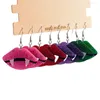 Orecchini a pennaglie 4PAIR/SET SLITTER LAPS VAMPIRE ACRILICO HALLOWEEN PER DONNE GOTICHE COLORE COLORE DEI DOTTO MALI