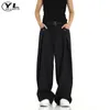 High Street Loose Suit Pant Man Spring Summer Ventilate Wide Leg Pants Woman Harajuku Fashion Straight Casual Sport Trousers 240326