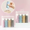 Storage Bottles 4Pcs/Set 60ml PEH Hose Bottle Portable Lotion Shampoo Essence Cosmetics Container Empty Squeeze Tube Travel Accessories