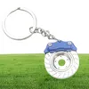 Creative Gift Car Metal Keychain Turbo Gear Hub Pendant Brake Disc stötdämpare Pendant Julklappar 6 Färger6644159