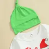 Set di abbigliamento nati outfit natalizio per bambini il mio primo cappello di pantaloni lunghi 3 pezzi puzzolenti puzzolenti