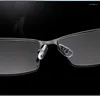 Lunettes de soleil Frames Spectacle Frame Men Eyeglasse ordinateur Myopie Optical Oeil Eye Clear Lens pour mâle Eyewear 9909