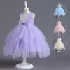 Bright Purple Blue Pink Champagne Jewel Girl's Birthday/Party Dresses Girl's Pageant Dresses Flower Girl Dresses Girls Everyday Skirts Kids' Wear SZ 2-10 D407255