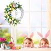 Decorative Flowers Easter Door Wreaths Beautiful And Lovely Decorations Outdoor Welcome Sign Multifunctional Garden