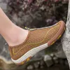 Sıradan Ayakkabı Erkek Spor Ayakkabıları Soafers Yaz Yürüyüş Moda Nefes Alabilir Mesh Flat Zapatillas Hombre Boyut 38-47