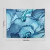 Tapestries The Blue Abyss - Alcohol Ink Painting Tapestry Carpet Wall Home Decorators Decoratie voor kamers opgehangen