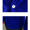 メンズスーツブランド服タキシードメンゴールデンベルベットスーツ/オスのスリム高品質のビジネスブレザー/花groomのウェディングドレスジャケット
