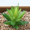 Dekorativa blommor Pack med 12 mini Artificial Succulent Plant Decoration Plants Home Wedding Realistic Succulents Yard Color Slumpmässigt