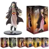 ANIME 16 cm Figura Kamado Tanjirou Nezuko Action Figures PVC Modello giocattoli Zenitsu Figurina Inosuke Kimetsu No Yaiba 934910379