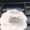 Marque luxurys broche femmes en cristaux en strass de lettre