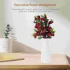Fleurs décoratives Berries Choix de Noël Simulation Fleur de fleurs arrangement artificiel arrangement de roséhip houx