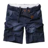 Shorts masculinos masculinos da moda camuflagem shorts de marchas de alta qualidade shorts casuais estilo de bolso multi-shorts grandes roupas masculinas roupas de verão j240407