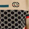 2024 Nuevo estilo de alta calidad Fashion Mujeres Sweaters de la marca de lujo logotipo de la manga de la manga larga Diseño del suéter vintage M-4XL