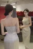 Платье для вечеринок Flash Satin Bess Женщина летняя талия талия высокого класса Высококачественные французские распах