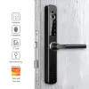 Lock Double -sidelaed Fitled Imprint Aluminium Door Tuya Smart Lock