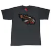 Y2K Retro Gothic Skull Graphic Print T Shirt Punk Oversizes Men Kobiety luźne tshirt harajuku hip hop streetwear tops 240325