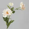 Decoratieve bloemen 65 cm Plantas Artificiales 3 Clematis Christmas Home Garden Decoratie Moeders Dag Decor Wedding Artificial