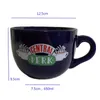 عرض تلفزيوني للأصدقاء Central Perk Big Mug 600ml Coffee Tea Cup Cup Cappuccino Hompts لـ 240407