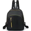 School Bags Women Girls Black Nylon Mini Backpack Travel Shoulder