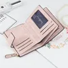 2024 Новая женская многофункциональная мода простая сплайсинговая монетная кошелька Многократная сумка для застежки-молнии.