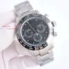 Business Movement Chronograph 40*12.3Mm AAAA Designers Men's Watch Superclone Grey Automatic 7750 Round Fashion Black 75 montredeluxe