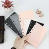 Папки Пластиковые денежные конверты для составления бюджета A6 A7 Binder White/Pink/Black Cash Budget System