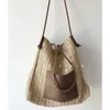 Dames Ins Sacs Evening Beach Tote Sac Tote Holiday Grass épaule de grande capacité Mère