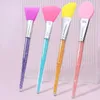 2024 Silicone Face Mask Makeup Brosses avec strass de ramias