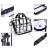 Masculino feminino bolsa cosmética transparente à prova d'água de grande capacidade de batom banheira de produtos para a pele Produtos de maquiagem Organizador 240327