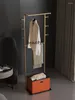 Wieszaki Lekkie luksusowe ruszt do sypialni salon domowy zaawansowane ubrania podłogowe nordycka kreatywność z do przechowywania kosza na kosz